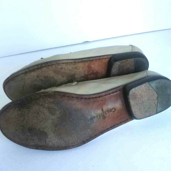 Cole Haan Leather Tassel Loafers Moc Toe Ivory Bei - Picture 5 of 6